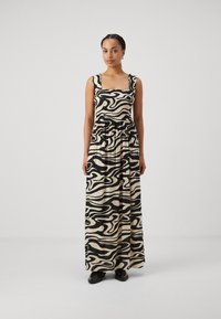 JDY STARR LIFE - Robe longue - tapioca/black