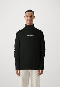 Karl Lagerfeld Jeans ROLLNECK - Pulover - black
