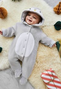 JoJo Maman Bébé PENGUIN - REGULAR FIT - Jumpsuit - grey