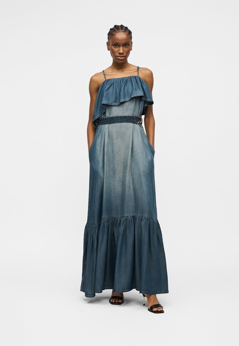 Pinko Maxi dress - blue denim - Zalando.ie