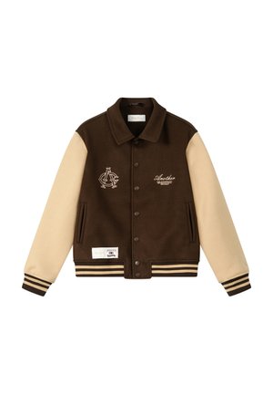 Another Cotton Lab, ANOTHER COLLEGE JACKET - Chaqueta fina - chocolate