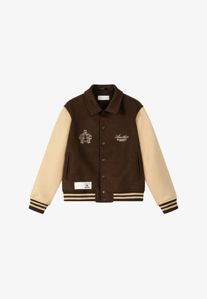 Another Cotton Lab, ANOTHER COLLEGE JACKET - Let jakke / Sommerjakker - chocolate