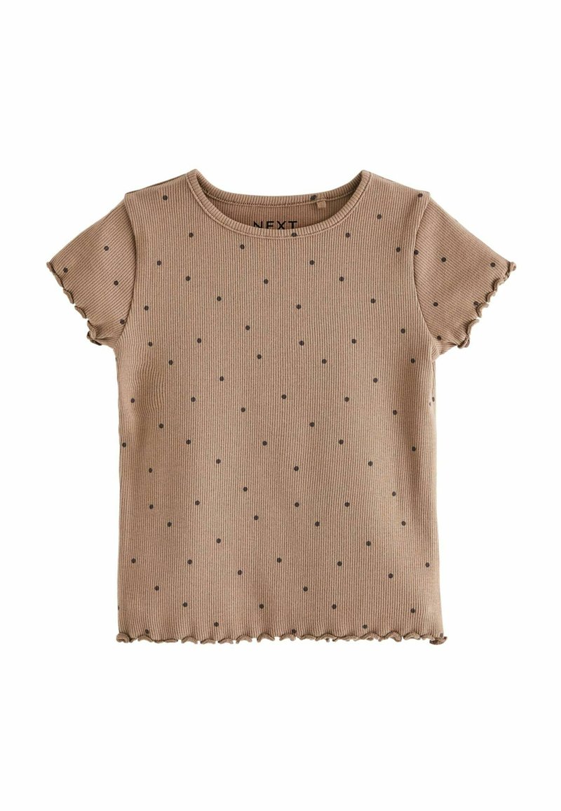 Next SHORT SLEEVE - REGULAR FIT - T-shirts print - tan brown spot