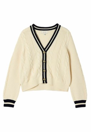 REGULAR FIT  - Adīta jaka - cream