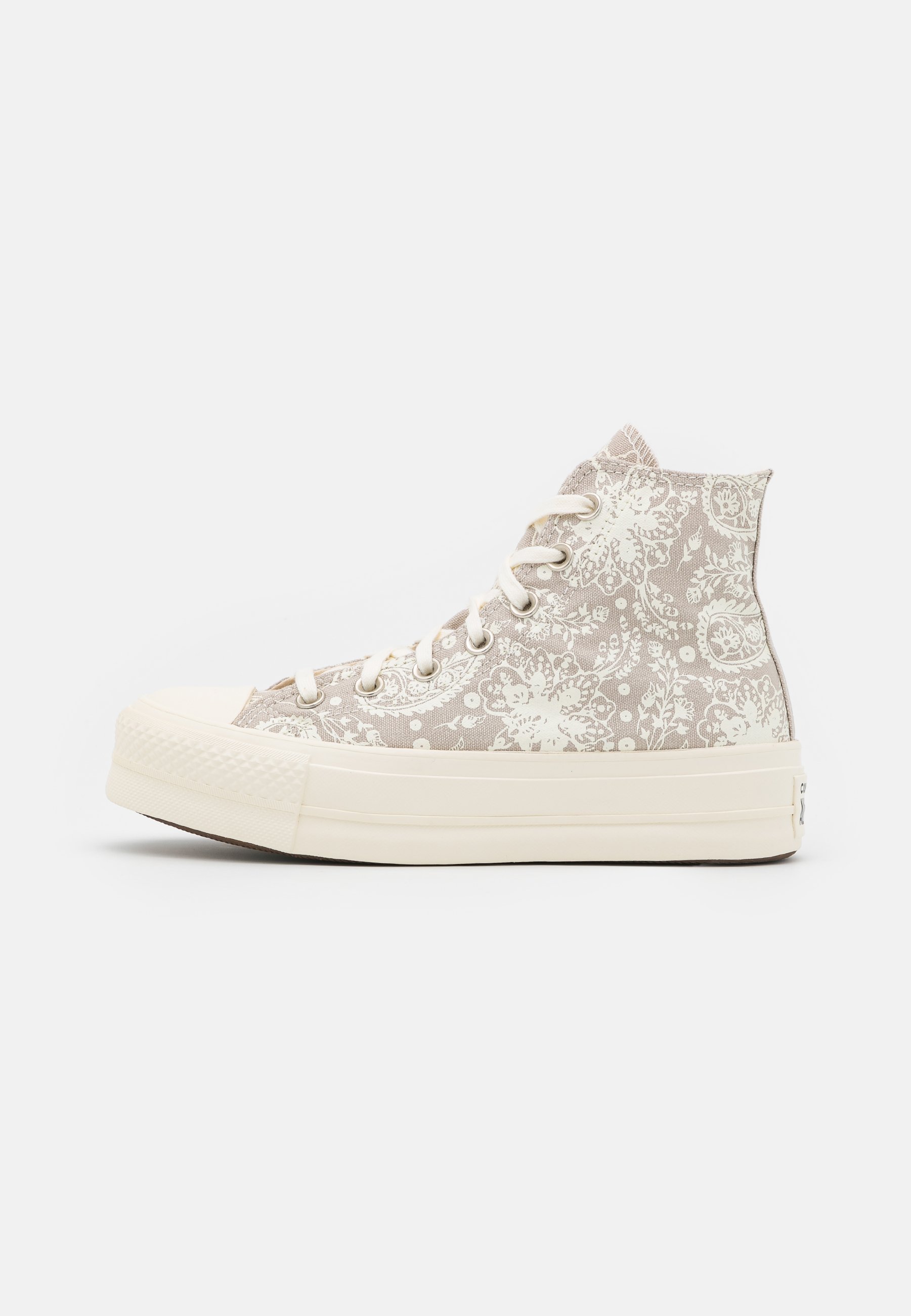 Converse CHUCK TAYLOR ALL STAR LIFT - Sneaker high -  string/egret/black/grau - Zalando.de
