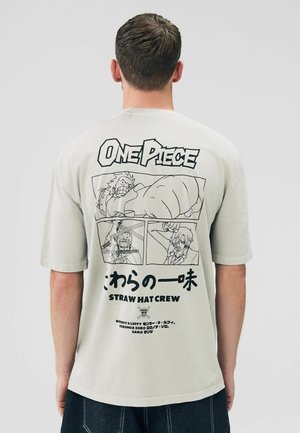 ANIME GRAPHIC - Print T-shirt - stone neutral