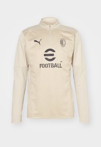 AC MILAN PREMATCH 1/4 ZIP - Klubruházat - putty/prairie tan
