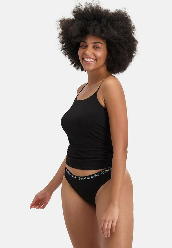 EMMA 6ER PACK - LOGO - Thong - schwarz