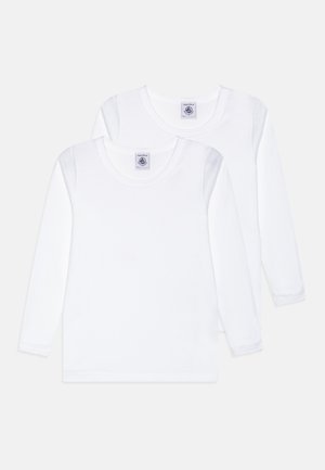JUNIOR TEE UNISEX 2 PACK - T-shirt à manches longues - white