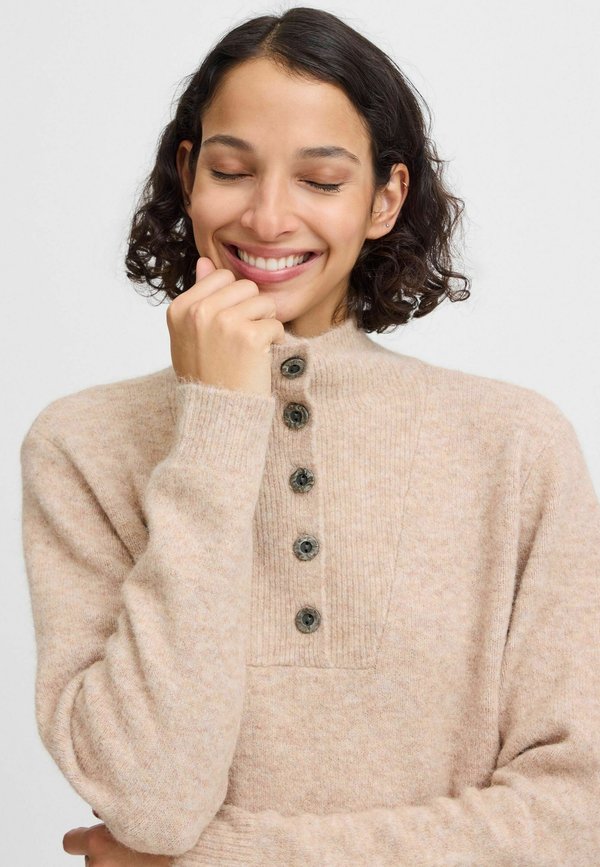 BYOMEA - Jumper dress - humus melange2