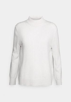 pure cashmere MOCKNECK - Camisola - vintage white