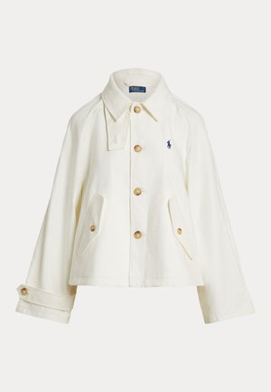 COTTON TWILL JACKET - Letná bunda - trophy cream