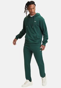 Fila BENGEL LANGARM LOGO EINFARBIG - Felpa con cappuccio - forest biome