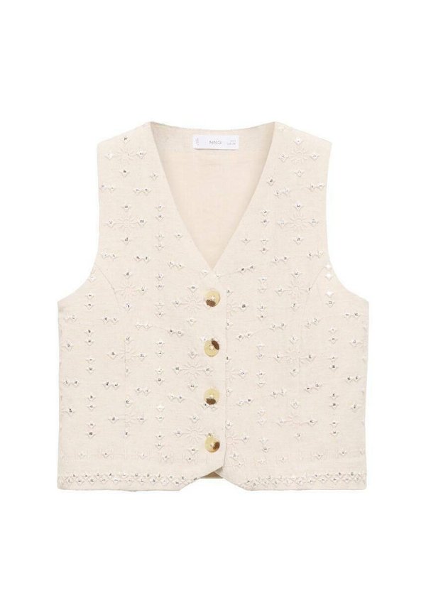 JULES - Weste - licht pastelgrijs