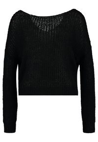 Missguided Stickad tröja - black