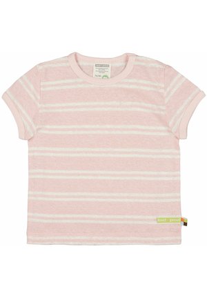 loud + proud STREIFEN - T-shirt con stampa - rosa