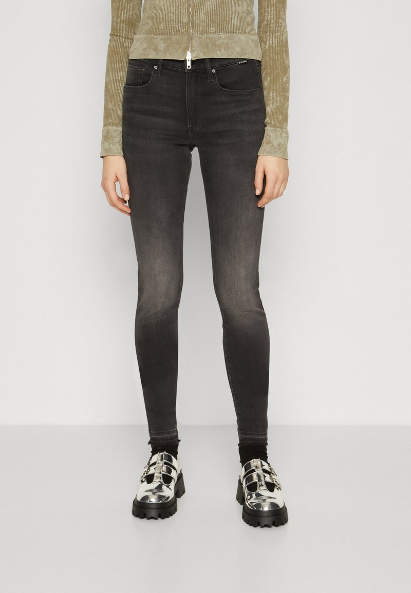 G-Star - 3301 SKINNY WMN - Jeans Skinny Fit - worn in black moon, Forstør