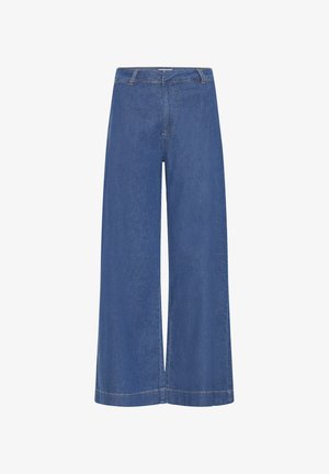 PULZ, PZWide - Wide Leg - medium blue denim