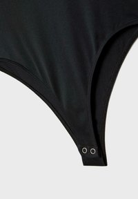 Stradivarius SQUARE NECKLINE - Maglietta a manica lunga - black