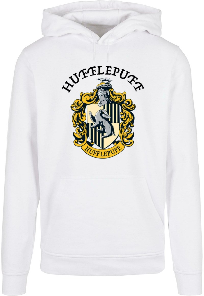 ABSOLUTE CULT HARRY POTTER HUFFLEPUFF CREST BASIC Hoodie white