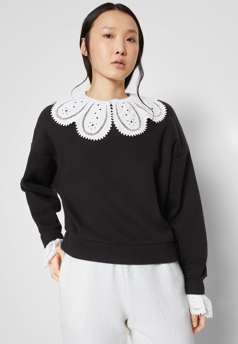 Damen Sweatshirts | maje TENDRE Sweatshirt noir/schwarz - EF35280 Damen Sweatshirts | maje TENDRE Sweatshirt noir/schwarz - EF35280
