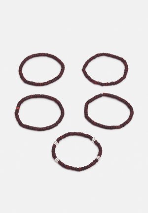 MULTI BRACELETS 5 PACK - Armband - brown