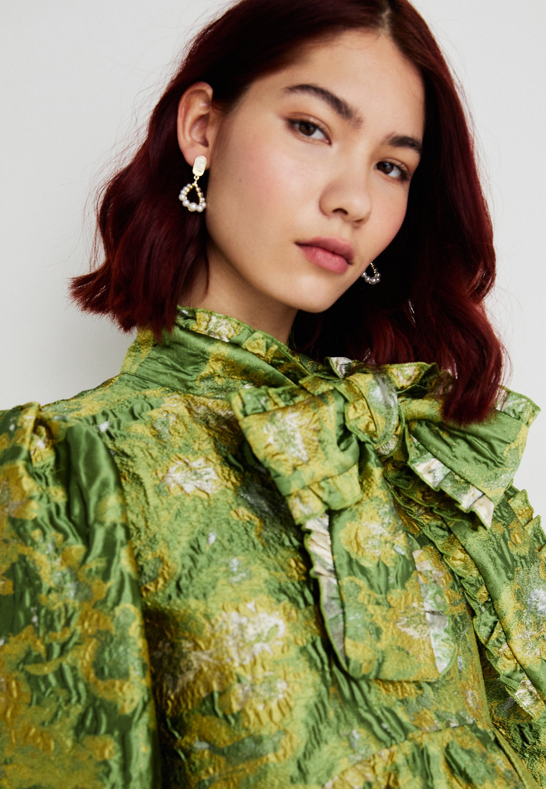 英国発 Sister Jane シスタージェーン Nord Jacquard Bow Dress 英国発 Sister Jane シスタージェーン Nord Jacquard Bow Dress