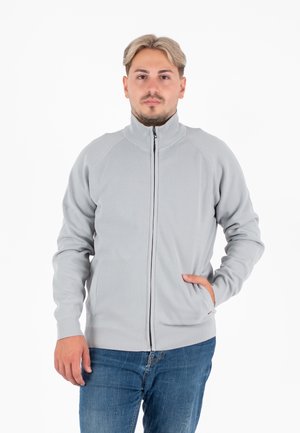 Felpa con zip - grigio