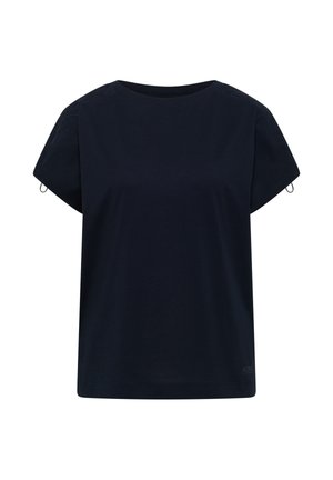 Cecil, T-SHIRT WITH RUCHING IN A SOLID COLOR - Print T-shirt - universal blue