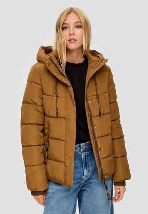 QS MIT REISSVERSCHLUSSTASCHEN - Winterjacke - sandstein