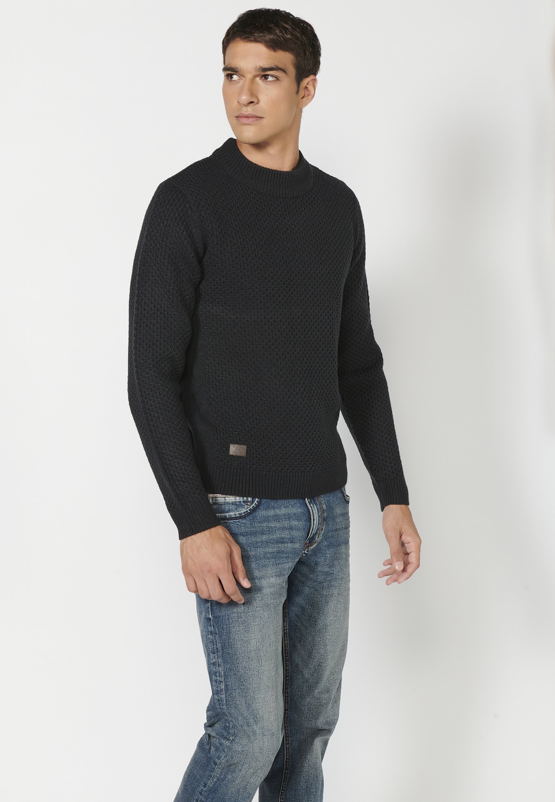 Koroshi Maglione - navy/grigio