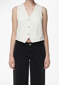 Pieces Väst - white