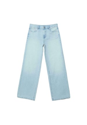 Stradivarius, D91 LOW WIDE-LEG JEANS 01441078 - Wide Leg - moon washed