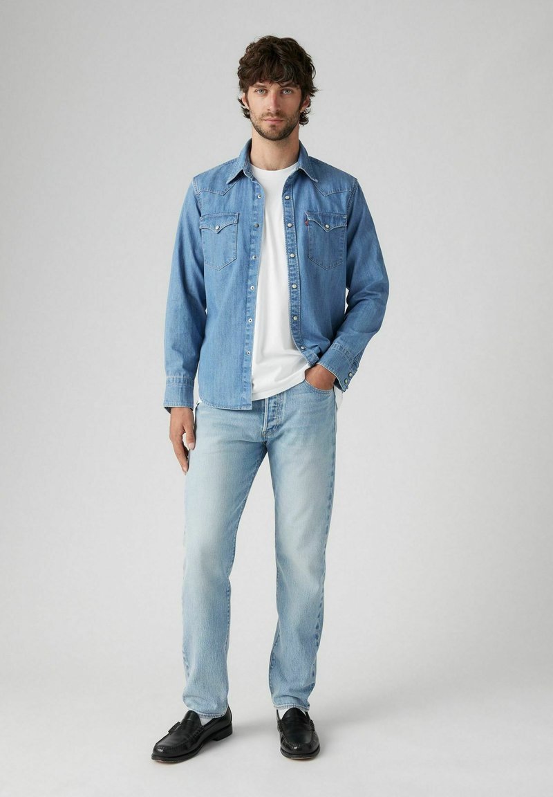Levi’s® Straight leg jeans lichtblauw denim
