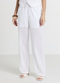 Calliope SANGALLO - Pantalon classique - bianco ottico