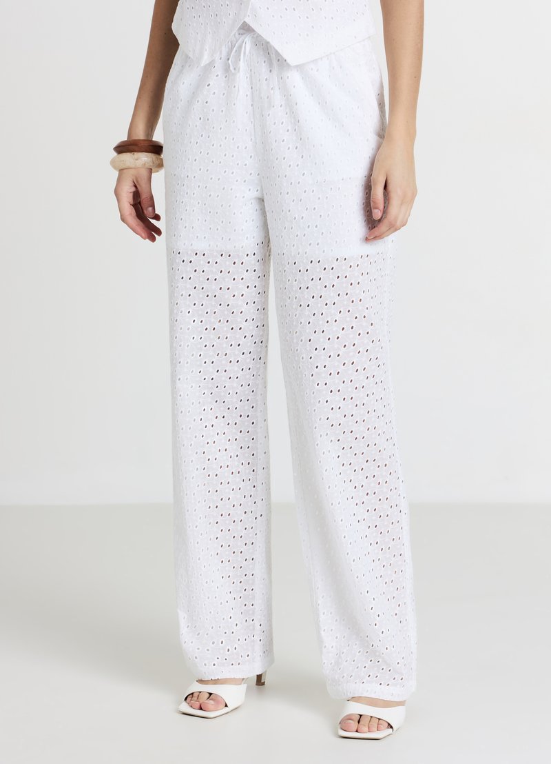 Calliope SANGALLO - Pantalon classique - bianco ottico