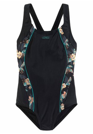 Venice Beach Badeanzug - schwarz bedruckt