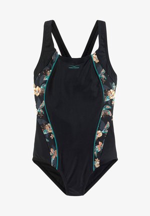 Venice Beach Badeanzug - schwarz bedruckt