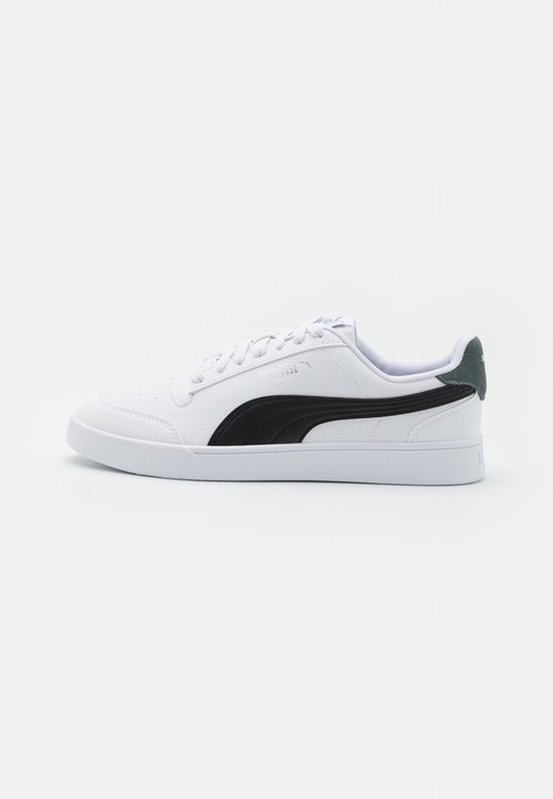 Puma SMASH - Sneaker low - parisian night- white- silver/dunkelblau ...