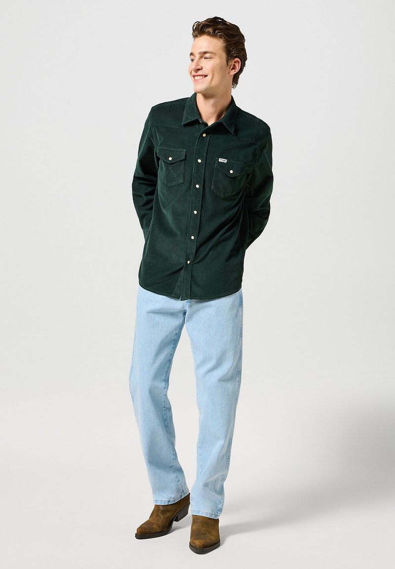 Wrangler Chemise western classique à manches longues à rayures ou carreaux assortis pour homme - 75951Pp, Plaid, 2X