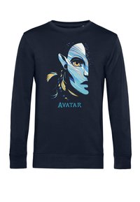 Henry Tiger AVATAR 2 HALF FACE - Sudadera - navy blue