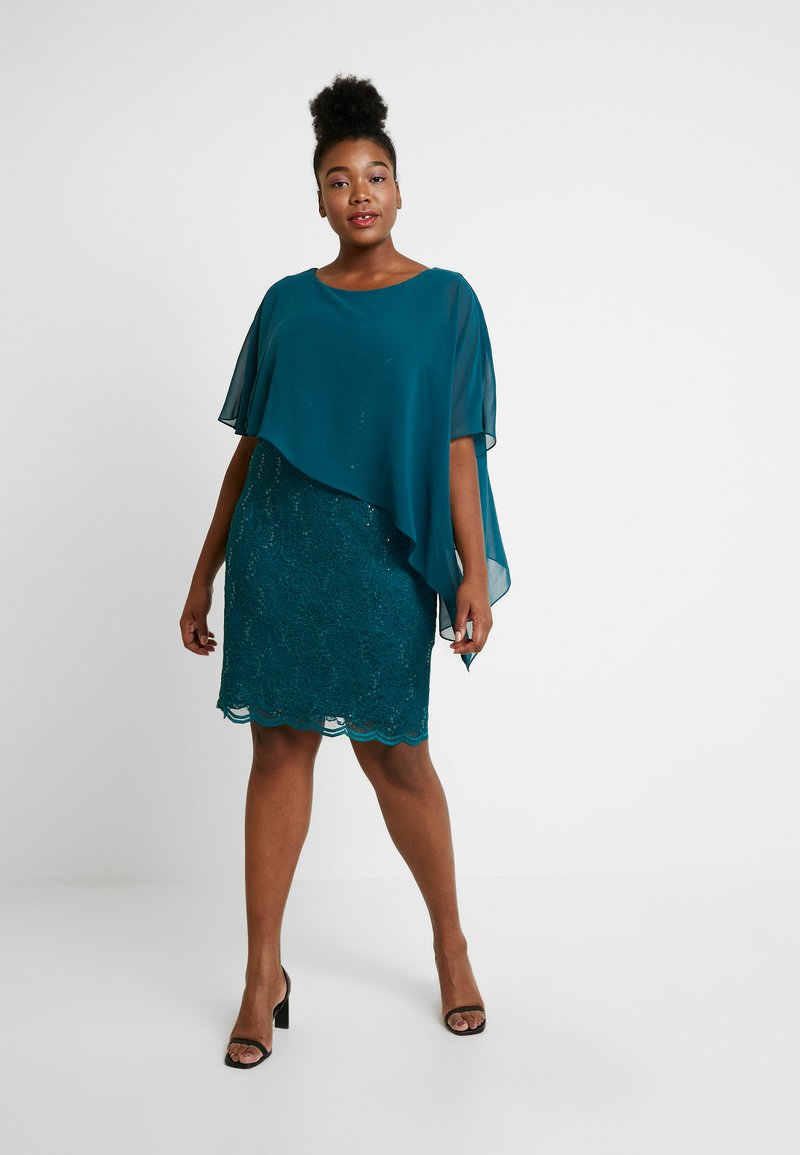 Festliches Kleid Petrol