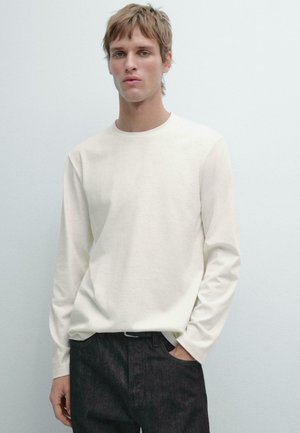 LONG-SLEEVE  - Longsleeve - beige