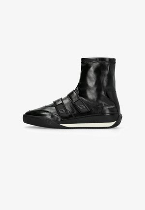 LIU JO, LIU JO HIGH-TOP SNEAKERS WITH VELCRO - Ψηλά αθλητικά παπούτσια - black