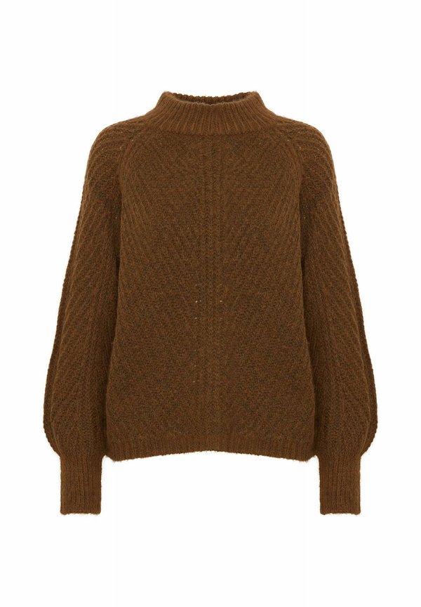BYOKSANA TURTLENECK - Jumper - bison melange2