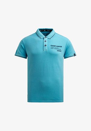 Camp David, CAMP DAVID POLOSHIRT WINDSURFING KURZARMSHIRT MIT POLOKRAGEN - T-shirt print - hellblau