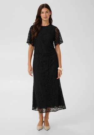 Culture, CUPHIA SS LACE DRESS - Robe de jour - black