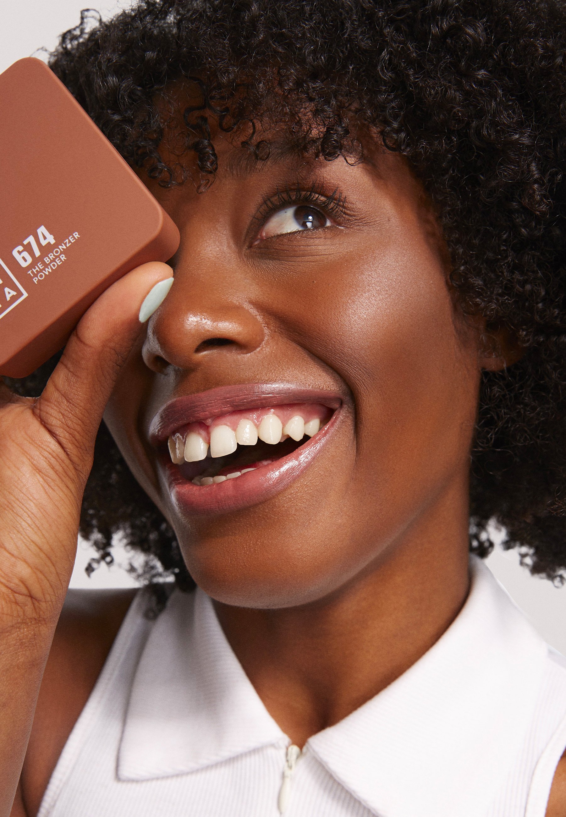 3ina THE BRONZER POWDER 674 - Bronzer - 674 dark brown/dark brown