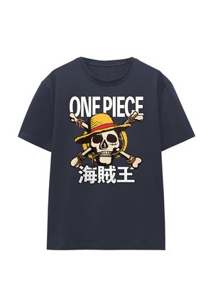 ONE PIECE JOLLY ROGER - Print T-shirt - dark blue