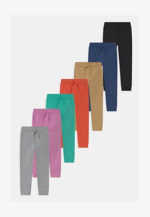 7 PACK UNISEX - Pantalones deportivos - black/grey/dark blue